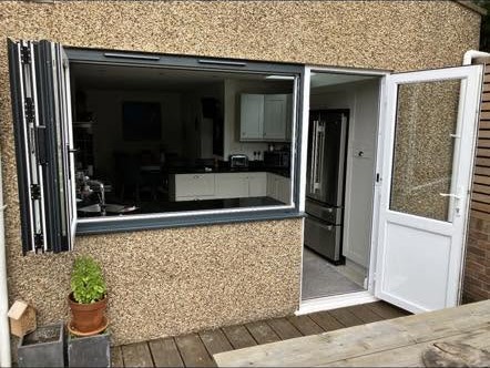 Completed uPVC window installation after view two